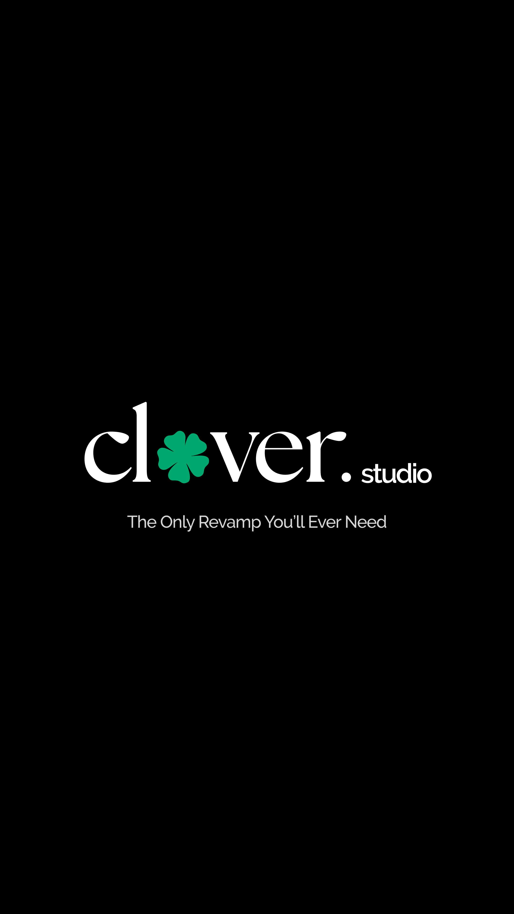 Clover Studio brand animation step 3 — mobile